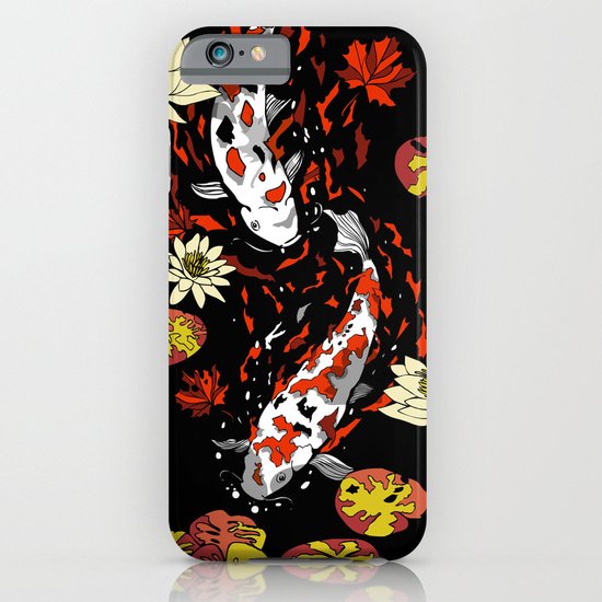 FALLING FISHES iPhone & iPod Case