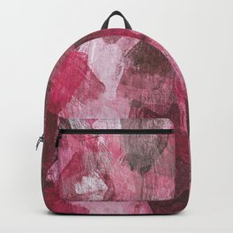 Call To The Light Pink Abstract Backpack