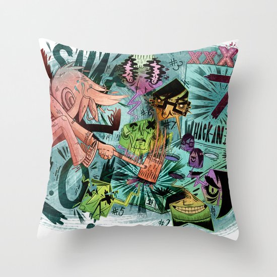Scott Pilgrim, Fan Art Throw Pillow