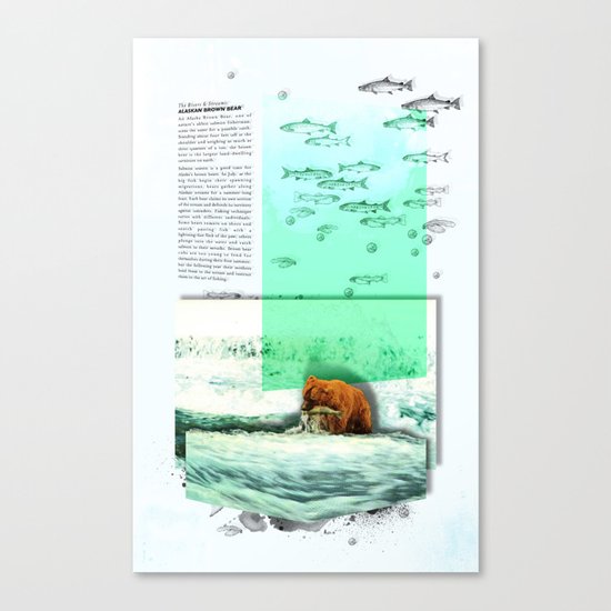Alaskan Brown Bear Canvas Print