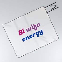 Bi Wife Energy Picnic Blanket