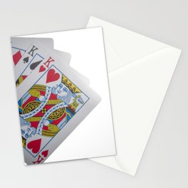 Poker of Kings K K K K - Playing Cards Edit Stationery Card