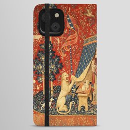 Lady And The Unicorn Desire iPhone Wallet Case