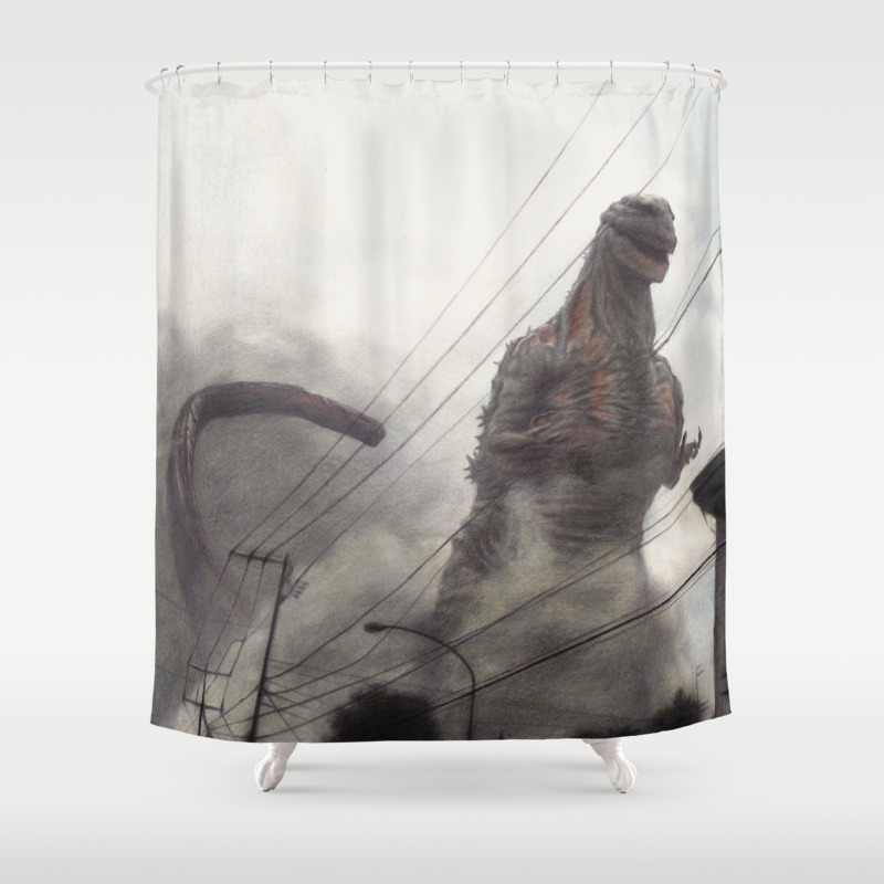 Godzilla Shower Curtain By Dendareloaded Society6