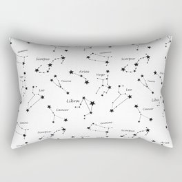 Zodiac signs,constellations,stars,astrology,astronomy,space,galaxy  Rectangular Pillow