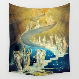 William Blake "Jacob's Ladder" or "Jacob's Dream" Wall Tapestry