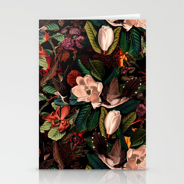 FLORAL AND BIRDS XIV Stationery Cards