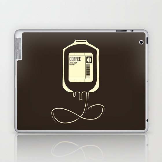 Coffee Transfusion Laptop & iPad Skin