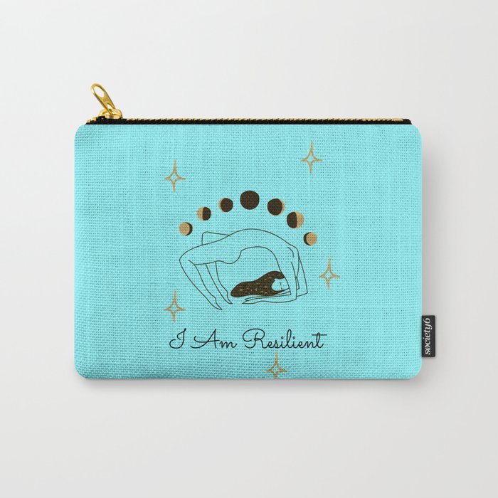 I Am Resilient Affirmation Goddess Carry-All Pouch