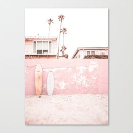 Pink Beach California Canvas Print