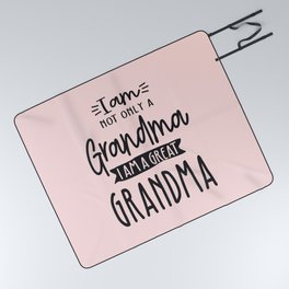 Cute Great Grandma Funny Great Grandma Gift Picnic Blanket