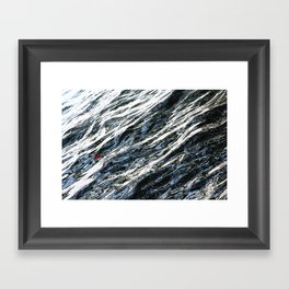 Swept Away - Abstract Waterscape Framed Art Print
