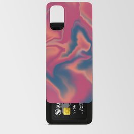 Cotton Candy Water Marble Gradient Android Card Case