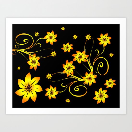 Flower Fantasy 3 Art Print