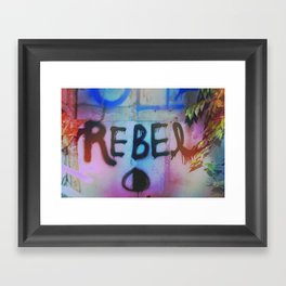 in the middle of nowhere Framed Art Print