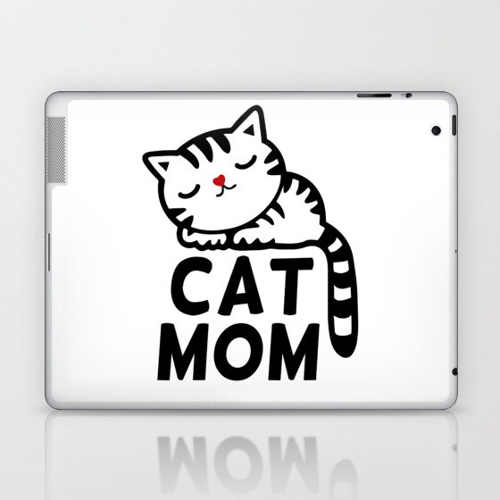 Cat Mom Laptop & iPad Skin
