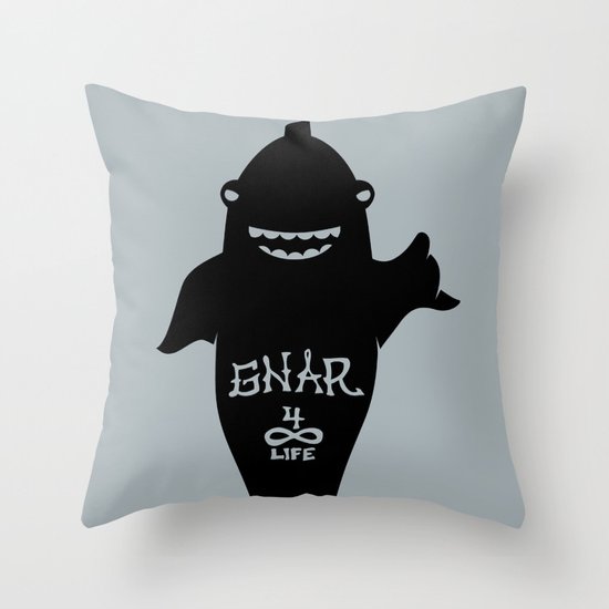 GNARWHAL Throw Pillow