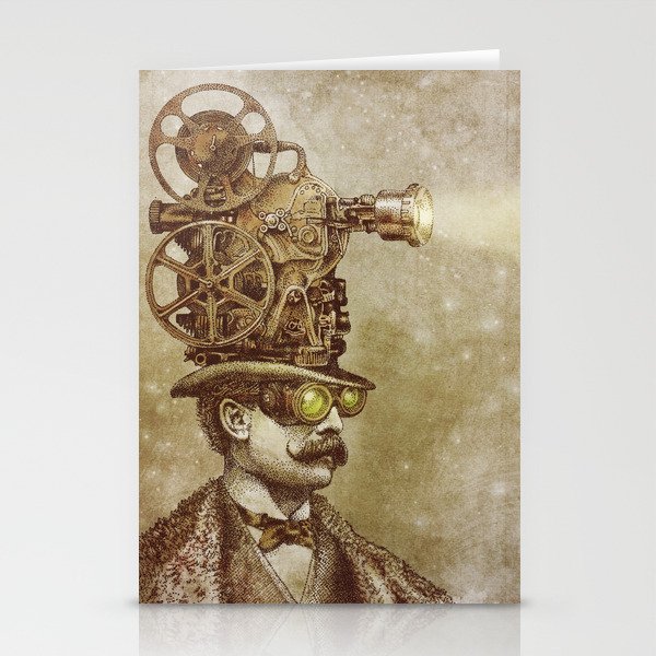 The Projectionist (sepia option) Stationery Cards