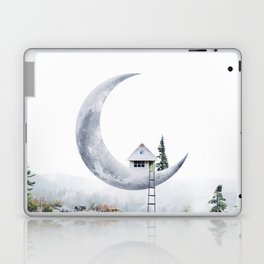 Moon House Laptop Skin