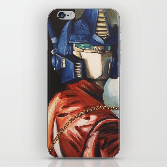 Optimus Prime With Sunflower iPhone & iPod Skin