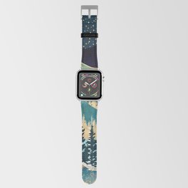 Star Lake Apple Watch Band | Indigo, Landscape, Graphicdesign, Curated, Lake, Organic, Celestial, Wanderlust, Blue, Mountians 