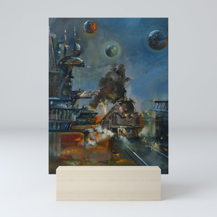 Sci Fi Steam Big Boy Mini Art Print