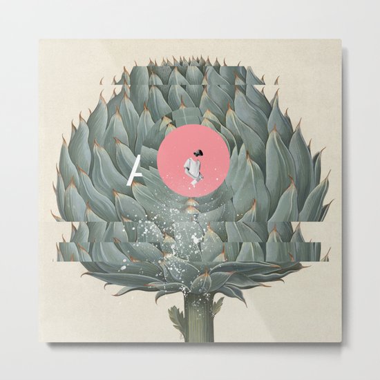 Alcachofa Metal Print