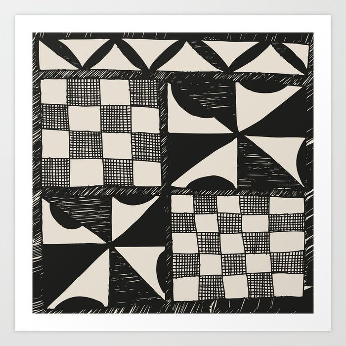 Tapa | Barkcloth | Pacifica | Pasifica | Abstract Patterns | Pacific Islands | Tribal | Ethnic | Art Print