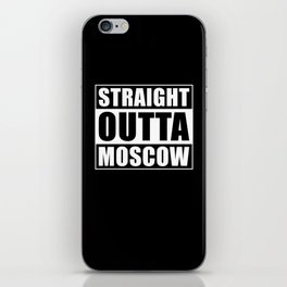 Straight Outta Moscow iPhone Skin