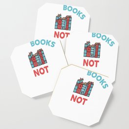 Read Books Not Comments - Bookworm Sarcasm Nerd Coaster