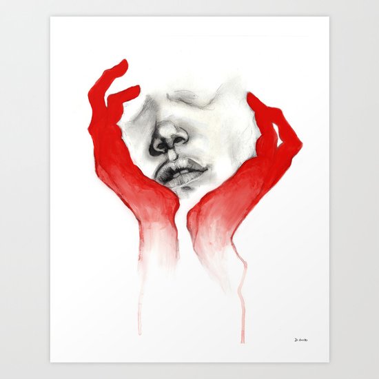 Red Art Print