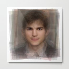 Ashton Kutcher Portrait  Metal Print | 70Sshow, Punkd, That70Sshowposter, Michaelkelso, Collage, Ashton, That70Sshowmerch, Kutcher, Stevesocha, Punked 