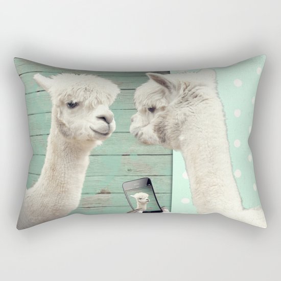 NEVER STOP EXPLORING - SELFIE Rectangular Pillow