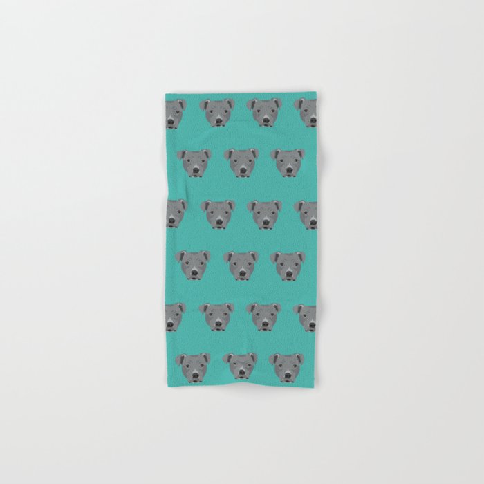 Pitbulls cute dog lover dig gifts for pitbull owners must have pet accessories dog pattern Hand & Bath Towel