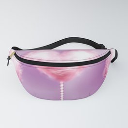Pink Cotton Candy on Lavender  Fanny Pack