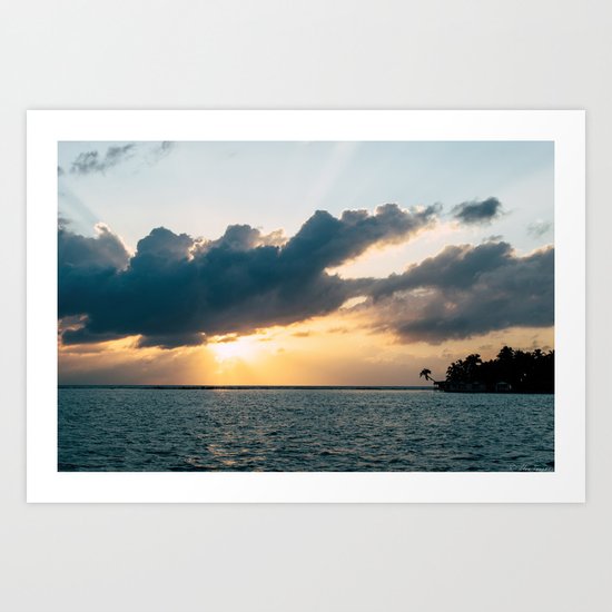Island Sunset Art Print