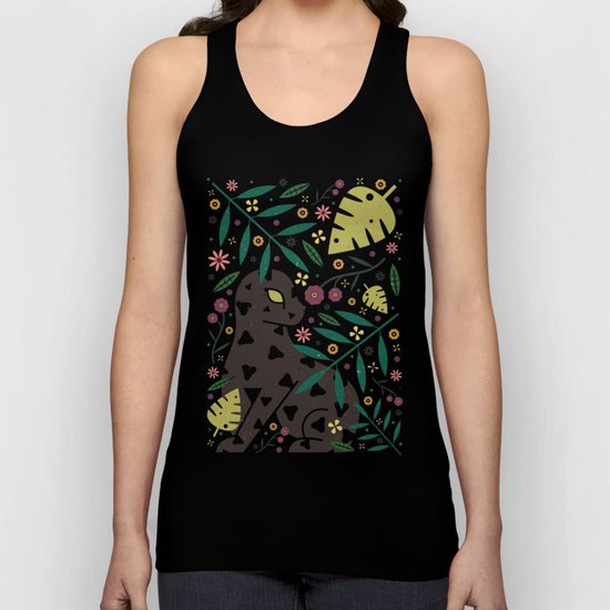 Black Jaguar Unisex Tank Top