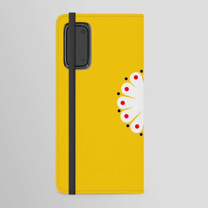 Geometric flowers 190 Android Wallet Case