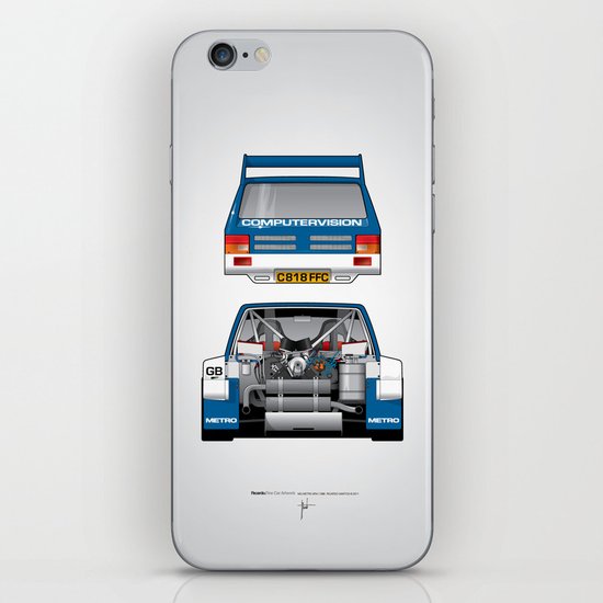 Outline Series N.º7, MG Metro 6R4, 1986 iPhone & iPod Skin