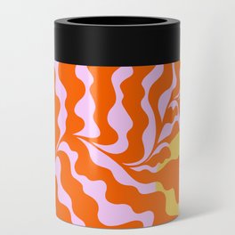 Matisse cut-outs - Pink & Orange Leaf on Sun Can Cooler