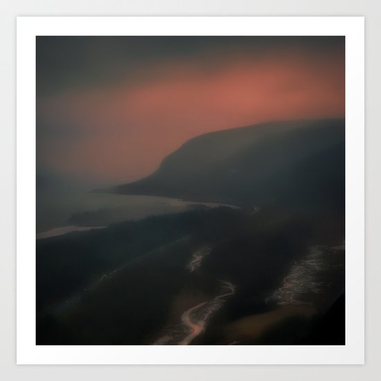 East of Crown Point, Oregon Art Print