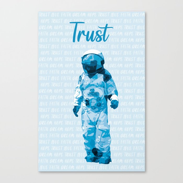 Spaceman AstronOut (Trust) Canvas Print