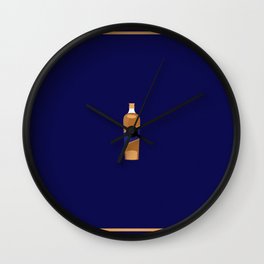 Johnnie Walker - Blue Label Wall Clock | Graphic Design, Vector, Pop Art, Illustration 