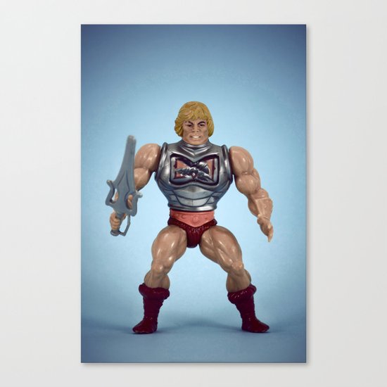 He-Man Battle Damage Canvas Print