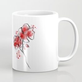 Red Flower  Coffee Mug