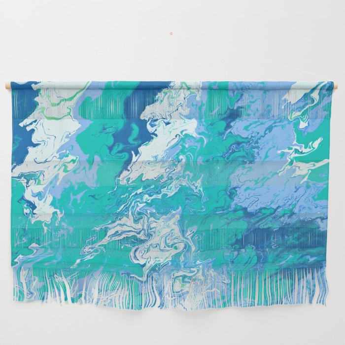 Stormy Weather Blue Wall Hanging