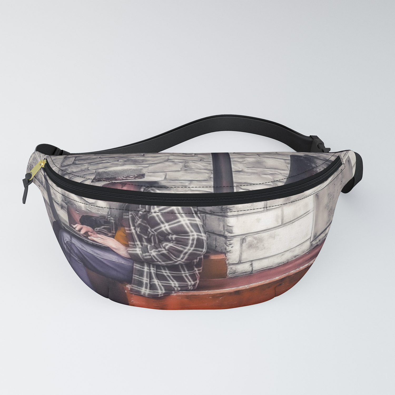 old man fanny pack