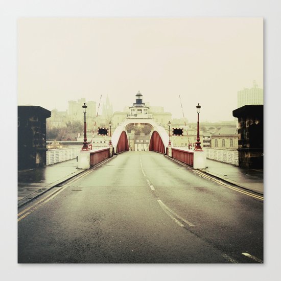 Swing Bridge Canvas Print