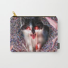 Laser Eyes Giant Evil Cat Carry-All Pouch