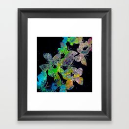 Butterfly Blue Framed Art Print